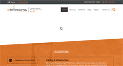 Desktop Screenshot of ctelecoms.com.sa